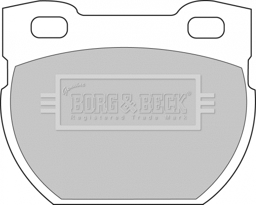 Brake Pad Set, disc brake (BBP1250)