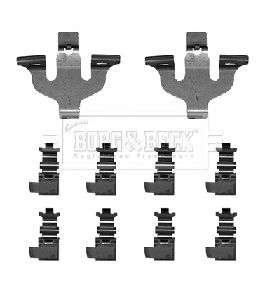 Accessory Kit, disc brake pad (BBK1660)