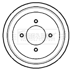 Brake Drum (BBR7112)