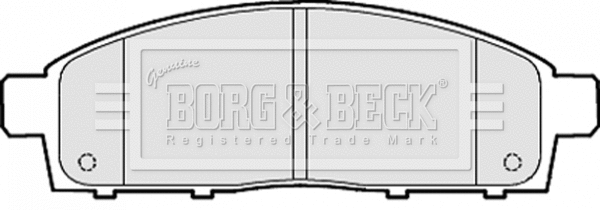Brake Pad Set, disc brake (BBP2054)