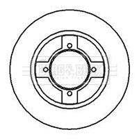 Brake Disc (BBD4549)