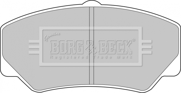 Brake Pad Set, disc brake (BBP1110)