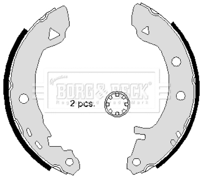 Brake Shoe Set (BBS6234)