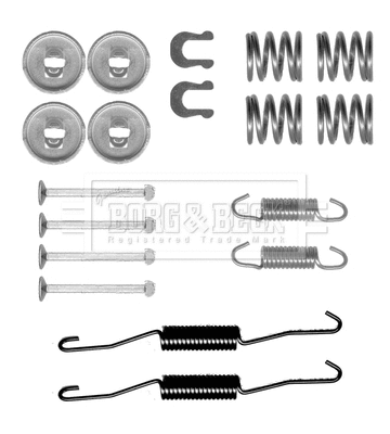 Accessory Kit, brake shoes (BBK6197)