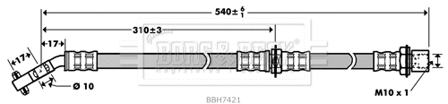 Brake Hose (BBH7421)