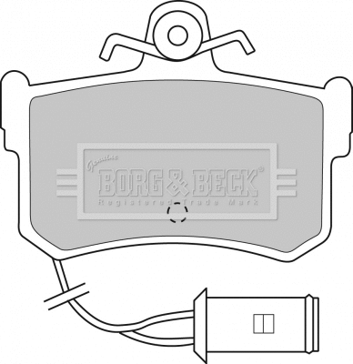 Brake Pad Set, disc brake (BBP1161)