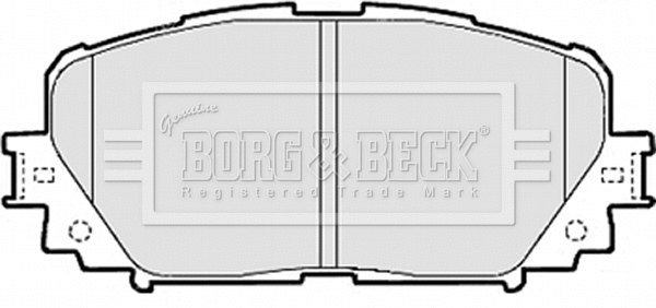 Brake Pad Set, disc brake (BBP2073)