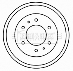 Brake Drum (BBR7155)