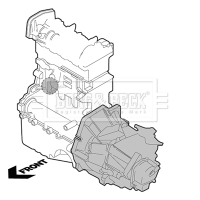 Mounting, engine