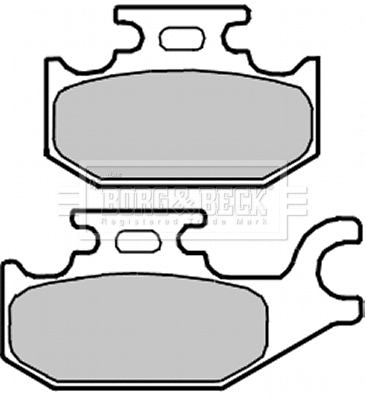 Brake Pad Set, disc brake (BBP2343)