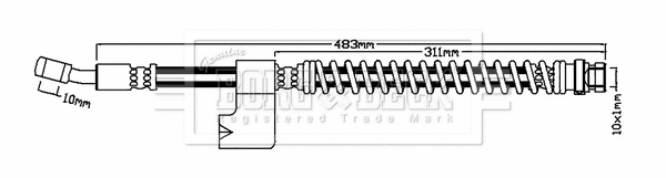 Brake Hose (BBH8199)
