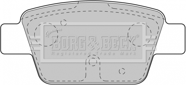 Brake Pad Set, disc brake (BBP1718)