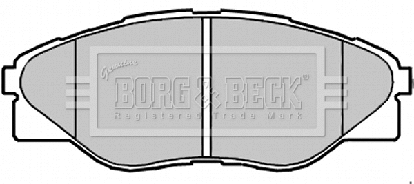 Brake Pad Set, disc brake (BBP2348)