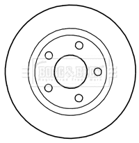 Brake Disc (BBD4684)
