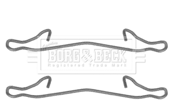 Accessory Kit, disc brake pad (BBK1036)