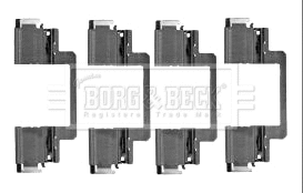 Accessory Kit, disc brake pad (BBK1393)