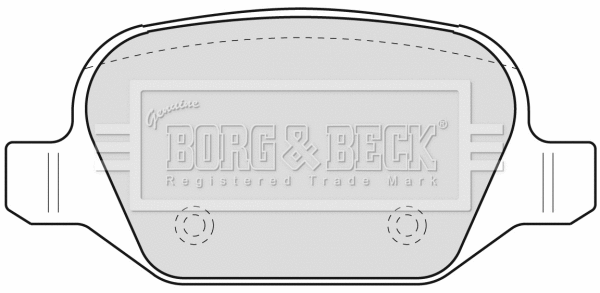Brake Pad Set, disc brake (BBP1776)