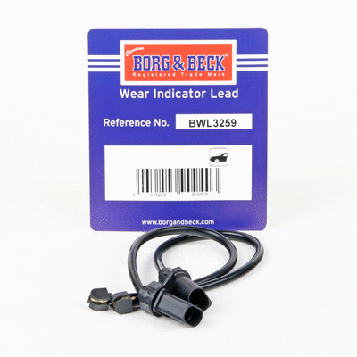 Warning Contact, brake pad wear (BWL3259)