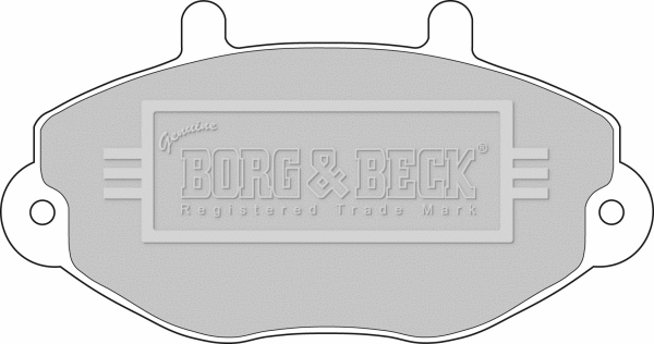 Brake Pad Set, disc brake (BBP1108)