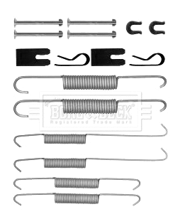 Accessory Kit, brake shoes (BBK6329)