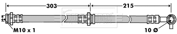 Brake Hose (BBH7158)