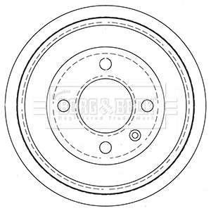 Brake Drum (BBR7256)