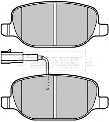 Brake Pad Set, disc brake (BBP2279)