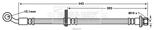 Brake Hose (BBH7675)