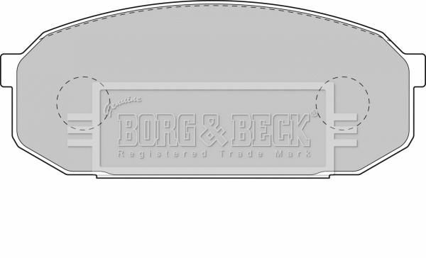 Brake Pad Set, disc brake (BBP1144)