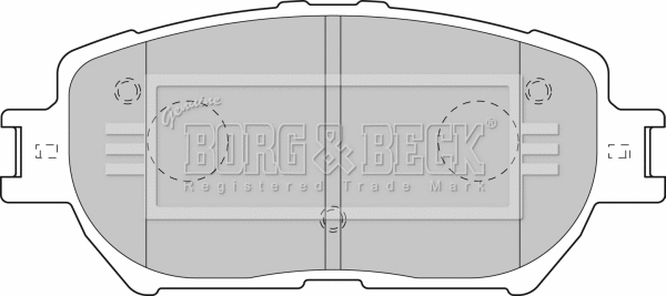 Brake Pad Set, disc brake (BBP1833)