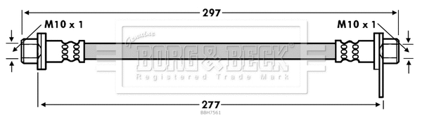 Brake Hose (BBH7561)