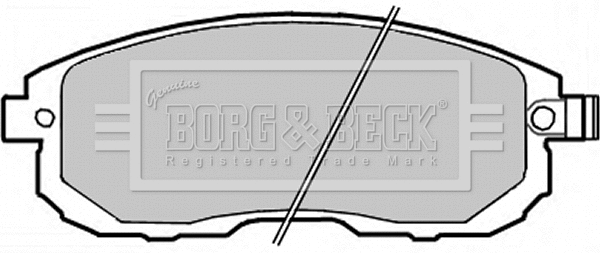 Brake Pad Set, disc brake (BBP2282)