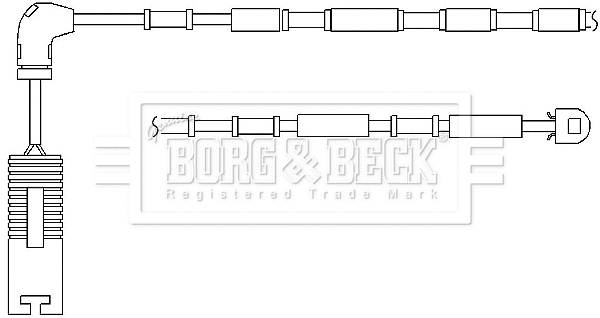 Warning Contact, brake pad wear (BWL3048)