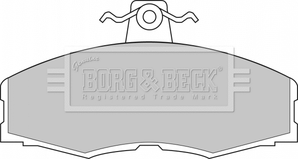 Brake Pad Set, disc brake (BBP1080)