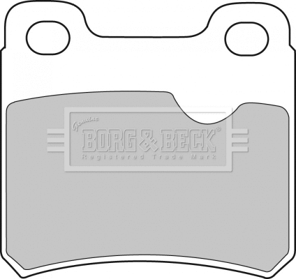 Brake Pad Set, disc brake (BBP1282)