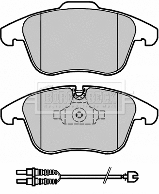 Brake Pad Set, disc brake (BBP2184)