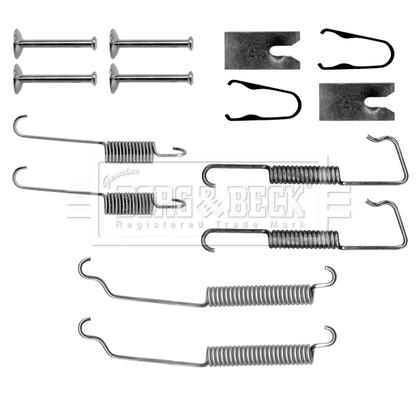 Accessory Kit, brake shoes (BBK6256)