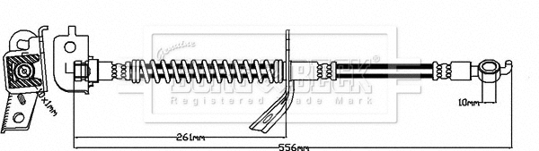 Brake Hose (BBH8128)