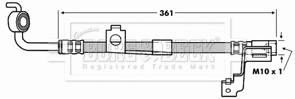 Brake Hose (BBH6973)
