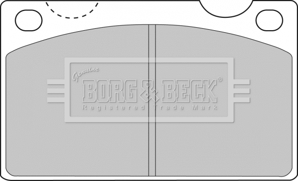 Brake Pad Set, disc brake (BBP1099)