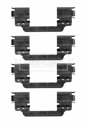 Accessory Kit, disc brake pad (BBK1616)
