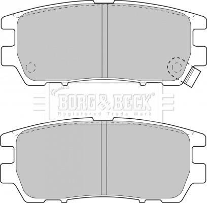 Brake Pad Set, disc brake (BBP1582)