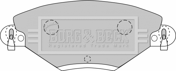 Brake Pad Set, disc brake (BBP1722)