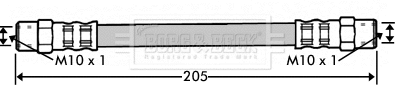 Brake Hose (BBH7340)