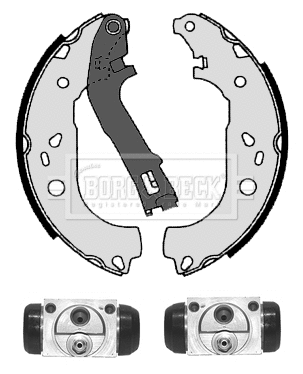 Brake Shoe Set (BBS1027K)