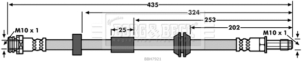 Brake Hose (BBH7921)