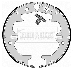 Brake Shoe Set, parking brake (BBS6411)