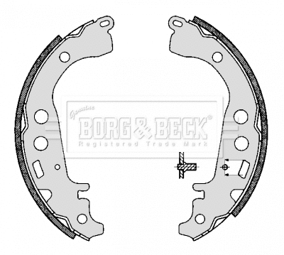 Brake Shoe Set (BBS6294)