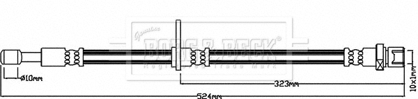 Brake Hose (BBH8205)