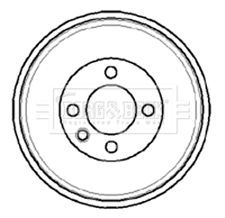 Brake Drum (BBR7067)
